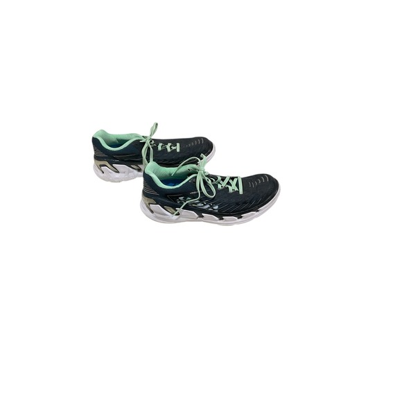 Hoka One One Vanquish 3 Navy Mint Green Running Shoes Mens 9 1014792 MNSB - Picture 3 of 6